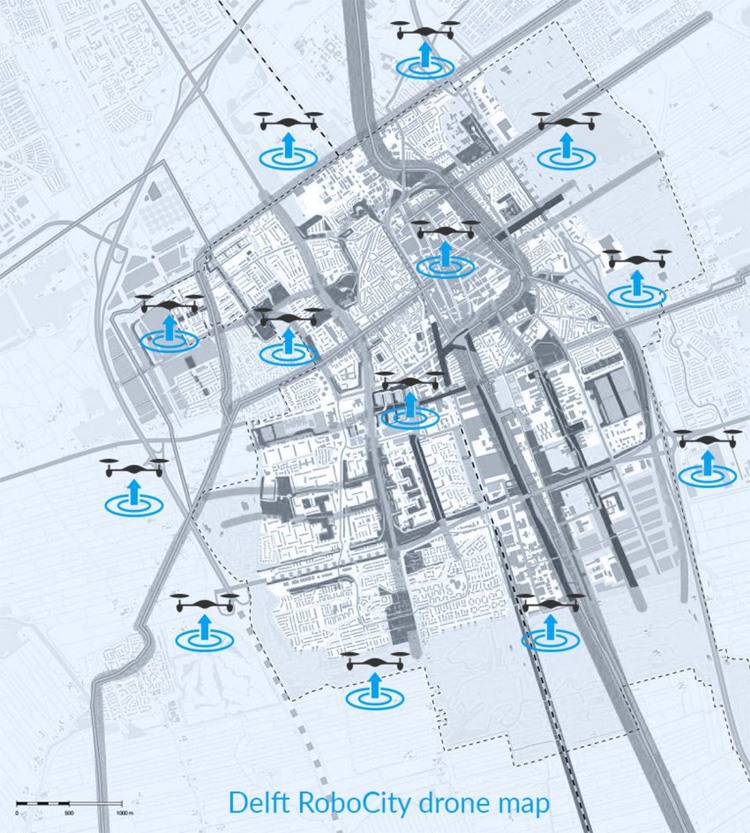 Binnenkort vliegen er drones boven Delft