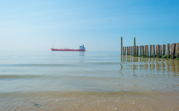 Zaterdagochtend op het strand