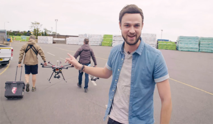 Making of Porsche vs Race Drones video