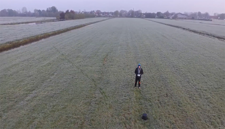 Vroege ochtendvlucht met DJI Phantom 3 Standard bij Heicop 