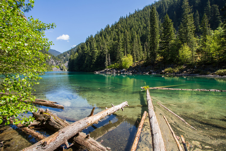 Lindeman Lake, Canada gefilmd in 4K